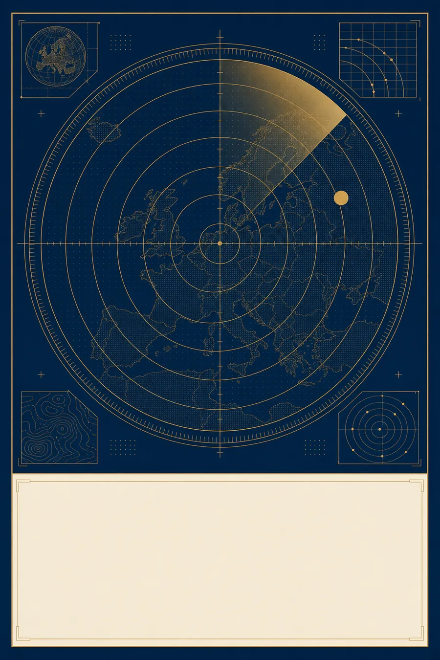 Cover of the quarterly European Armament Market report
